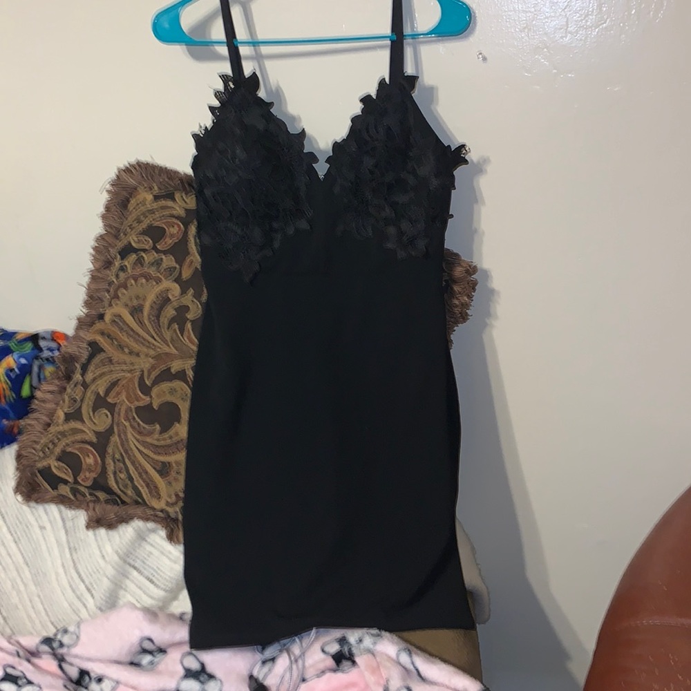 Haute Monde Sexy Black Dress